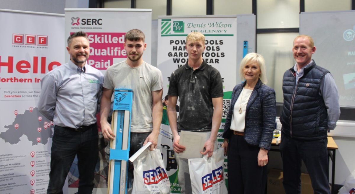 Picture of Plastering competition winners